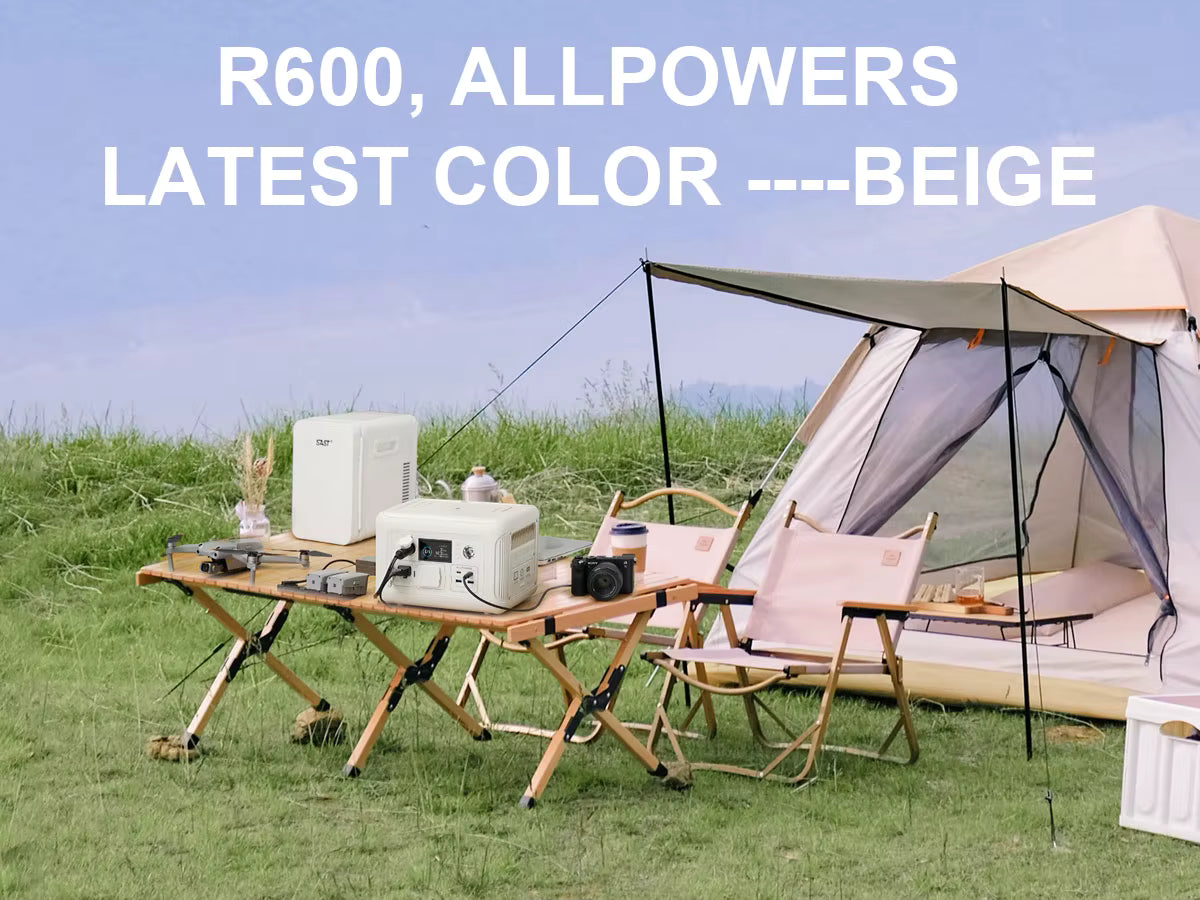 Centrale Électrique Portable ALLPOWERS R600 avec Panneau Solaire 140W