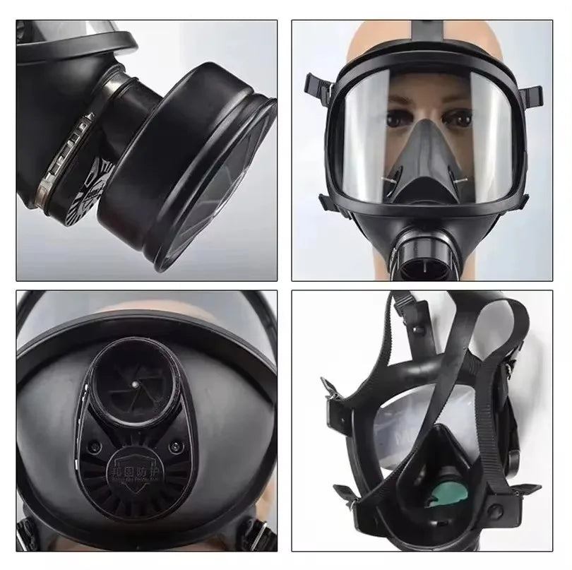 Masque de Protection Nucléaire, Chimique et Biologique – Filtration Haute Efficacité
