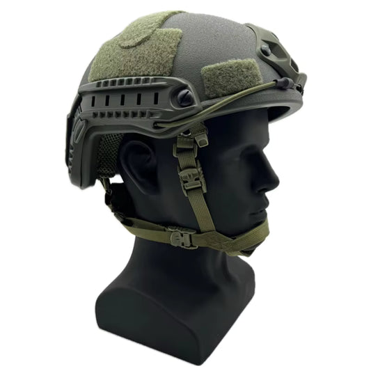 Casque Tactique Militaire – Modèle Haute Résistance avec Rails et Support NVG
